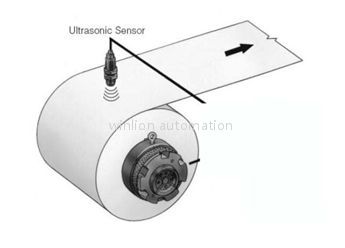 Ultrasonic roll-diameter measurement