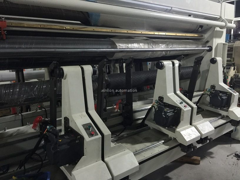Independent-arm gantry slitter